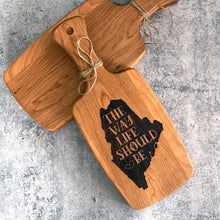 Load image into Gallery viewer, Maine Cherry Cutting Board - Small