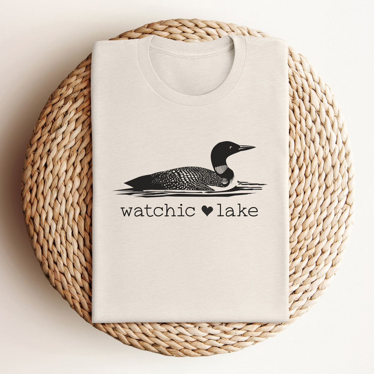 Custom Loon T-Shirt - Watchic Lake – Salt + Fare Collection