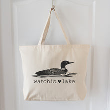 Load image into Gallery viewer, Canvas Totes - Lake Themed &amp; Customizable
